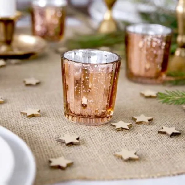 Badaboum Bougeoir Vase En M Tal Rose Gold
