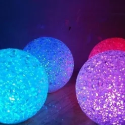 Badaboum Bougie Boule Led Avec Couleur Changeante Sale