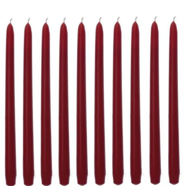 Badaboum Bougie Chandelier Bordeaux X 10 Pi Ces Best