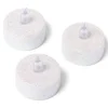 Badaboum Bougie Chauffe Plat Led Paillet Blanche X 3 Pi Ces Outlet