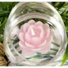Badaboum Bougie Déco Forme Lotus Rose Best