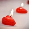 Badaboum Bougie Flottante Coeur Rouge X 2 Pi Ces