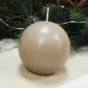 Badaboum Bougie Mariage Boule Taupe 6Cm