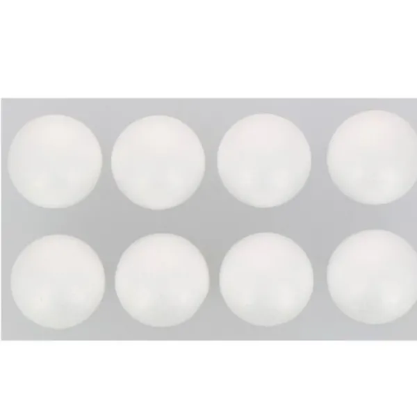 Badaboum Boule De Noel Blanche 6 Cm X 8 Pi Ces Hot