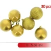 Badaboum Boule De Noel Luxe Or Paillet E X 30 Pi Ces Discount