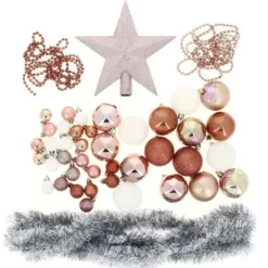 Badaboum Boule De Noel Rose Gold En Kit X44 Pi Ces Clearance