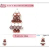 Badaboum Boule De Noel Rose Gold 17Pcs Hot