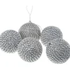 Badaboum Boule De Noel Strass Argent 6Cm X 5 Pi Ces Hot