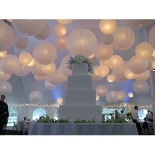 Badaboum Boule En Papier Lampion M Tallis E Argent 30Cm X 2 Pi Ces