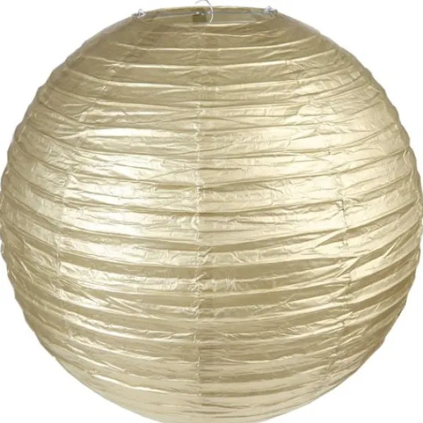Badaboum Boule En Papier Lampion M Tallis E Or 50 Cm