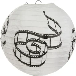 Outlet Boule Lanterne En Papier Cinema 20Cm X 2 Pi Ces Theme Cinema