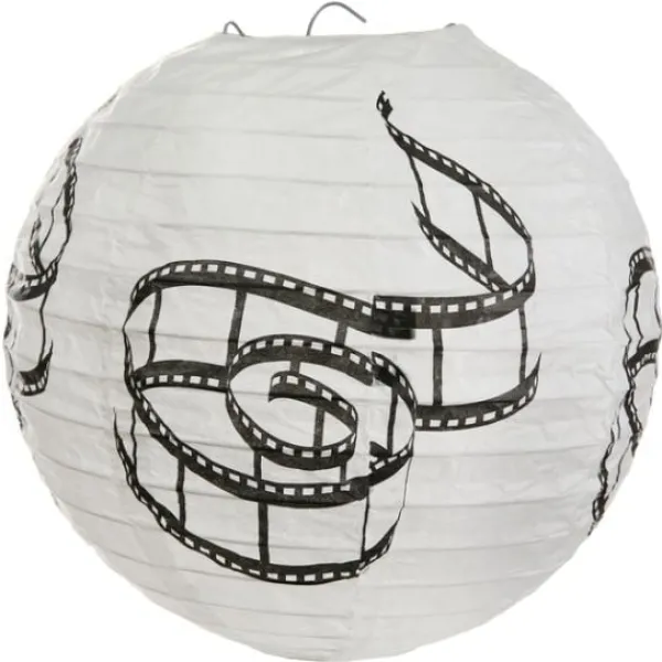 Outlet Boule Lanterne En Papier Cinema 20Cm X 2 Pi Ces Theme Cinema