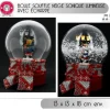 Badaboum Boule Souffle Neige Sonique Lumineuse Avec Echarpe Sale