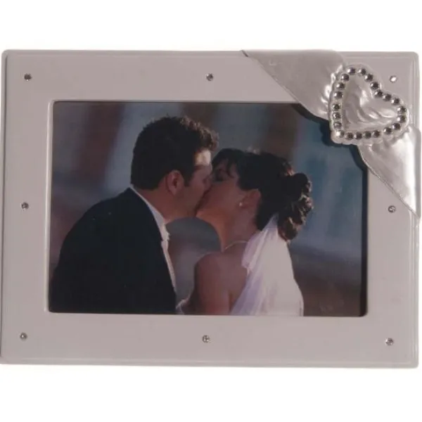Badaboum Cadre Photo 19 X 14 Cm Coeur Strass