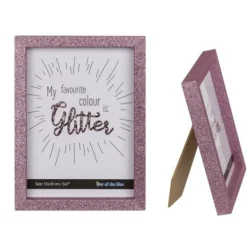 Badaboum Cadre Photo Rose Gold Paillet 13X18Cm