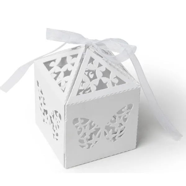 Badaboum Cage A Papillon Mariage En Papier X 20 Pi Ces