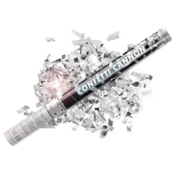 Badaboum Canon Confettis Argent 60 Cm
