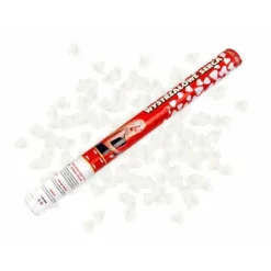 Badaboum Canon Confettis Coeur Blanc 60 Cm