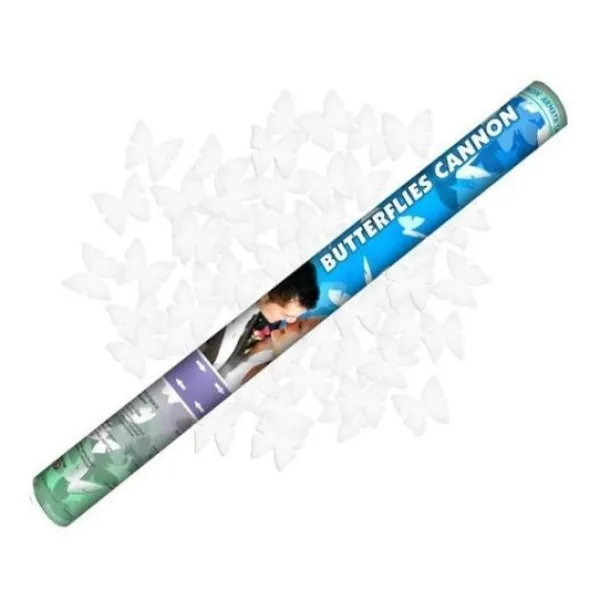 Badaboum Canon Confettis Mariage Papillon 60Cm