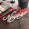 Badaboum Centre De Table Bon Voyage En Bois 30 Cm