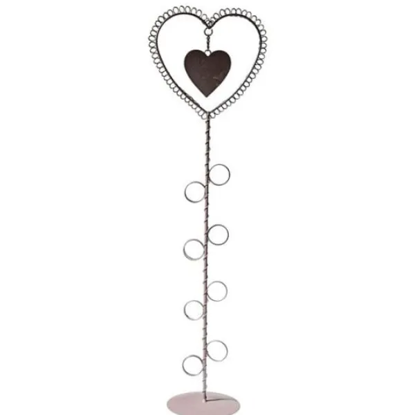 Badaboum Centre De Table Coeur 60Cm Rouille