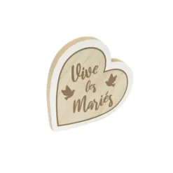 Badaboum Centre De Table Coeur Vive Les Mari S Naturel