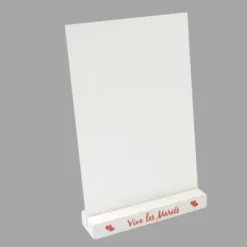 Badaboum Centre De Table Menu Vive Les Mari S Rouge