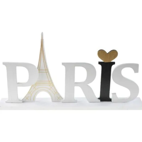 Badaboum Centre De Table Mot Paris En Bois