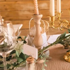 Badaboum Chandelier Woodie En Bois Et Or