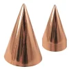 Badaboum Chapeau Pointu Carton Rose Gold X6Pcs