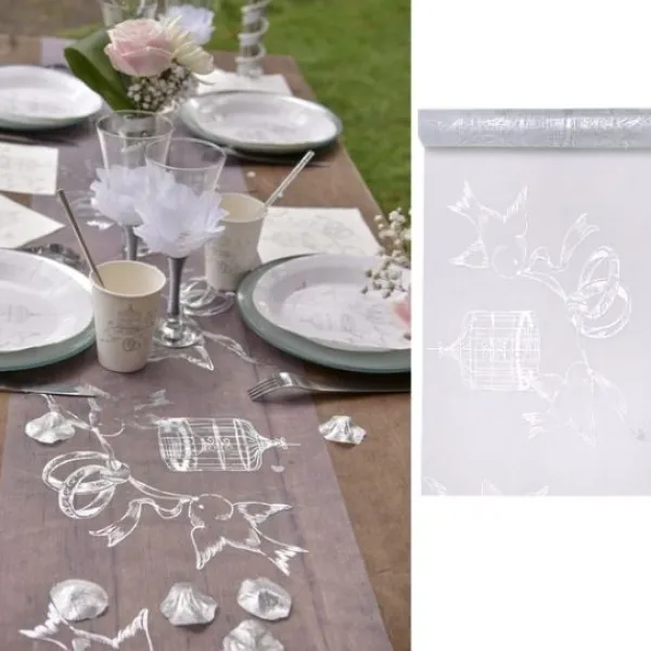 Online Chemin De Table Alliances Et Colombes Theme Colombe
