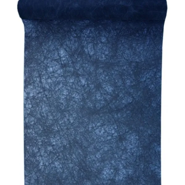 Badaboum Chemin De Table Bleu Marine Fanon 5Mx30Cm Clearance