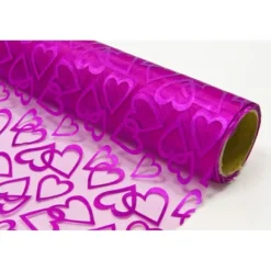 Badaboum Chemin De Table Coeur Fuchsia New