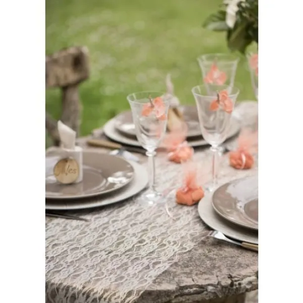 Sale Chemin De Table Dentelle Lurex Or Theme Dentelle