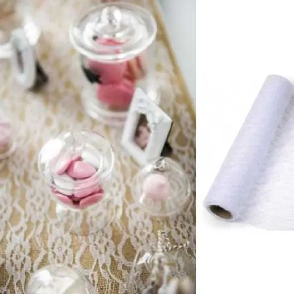 Online Chemin De Table Dentelle R Tro Blanc Theme Dentelle