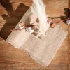 Discount Chemin De Table En Jute Chevron Naturel Theme Jute