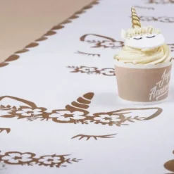 Online Chemin De Table En Lin Licorne Theme Licorne