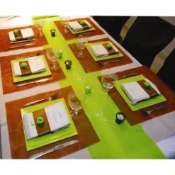 Badaboum Chemin De Table En Tissu Intiss