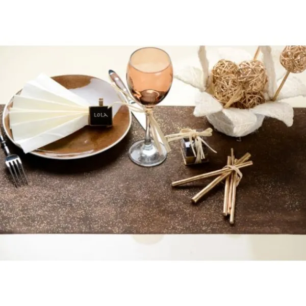 Badaboum Chemin De Table En Tulle Paillet Clearance