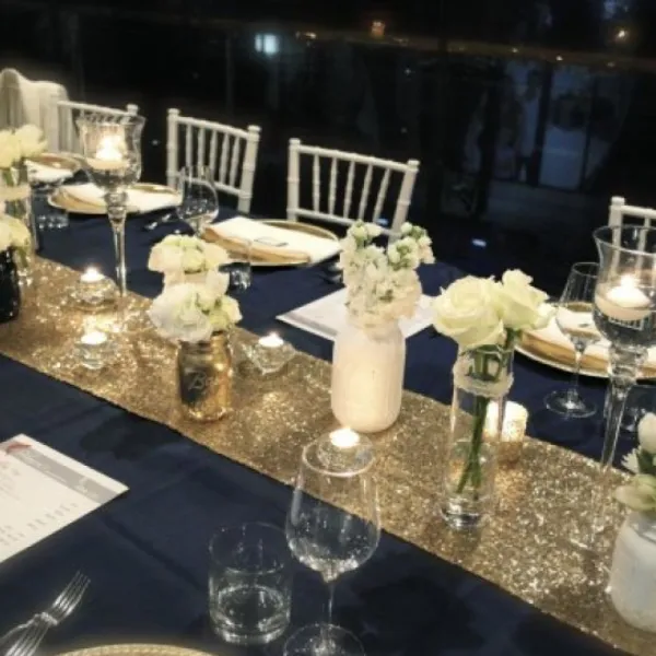 Badaboum Chemin De Table En Tulle Paillet Clearance