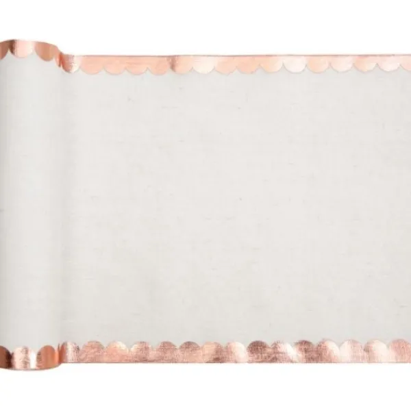 Badaboum Chemin De Table Festonn Rose Gold