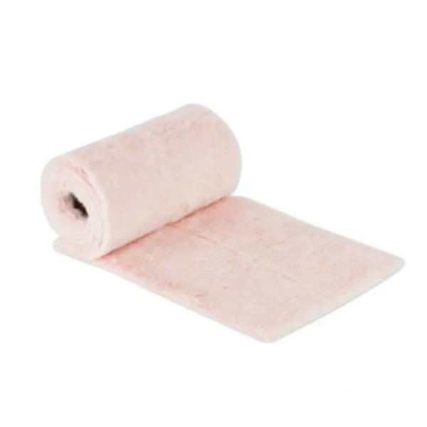 Badaboum Chemin De Table Fourrure Rose Outlet