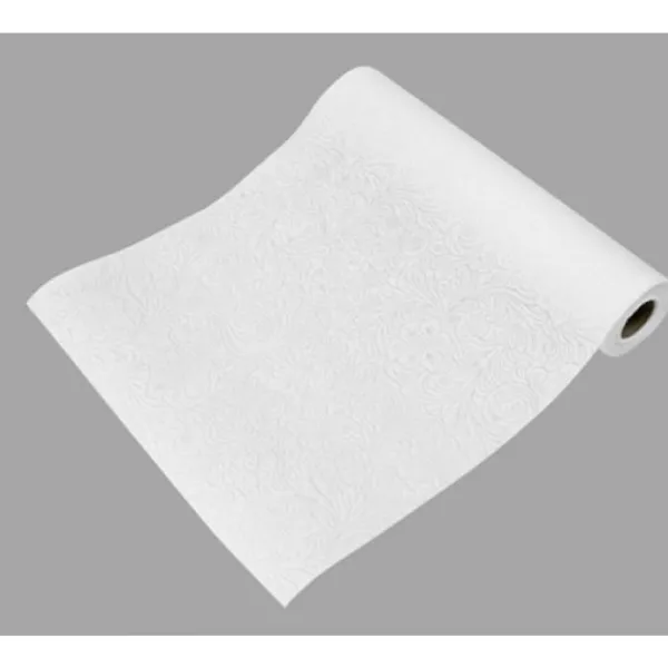 Badaboum Chemin De Table Intiss En Relief Blanc Online