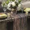 Badaboum Chemin De Table Intisse Bois Naturel Clearance