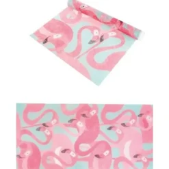 Badaboum Chemin De Table Intisse Flamant Rose Discount