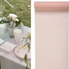 Badaboum Chemin De Table Intisse Plumetis Rose