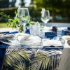 Badaboum Chemin De Table Lin Fougere Marine