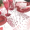 Badaboum Chemin De Table Mariage Avec Coeur Rouge 26Cm X 3M