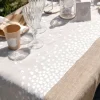 Badaboum Chemin De Table Mariage Coeur Blanc En Polyester 48 Cm X 3 M Tres