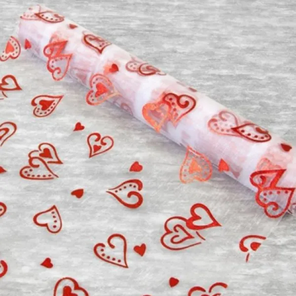 Badaboum Chemin De Table Mariage Coeur Rouge Clearance